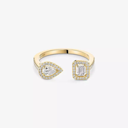 [LumiVibe]My Twin Toi Gold Diamond Ring