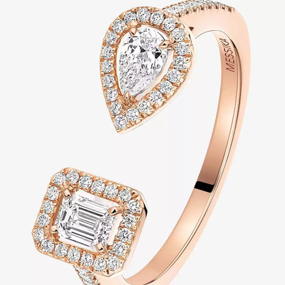 [LumiVibe]My Twin Toi Gold Diamond Ring