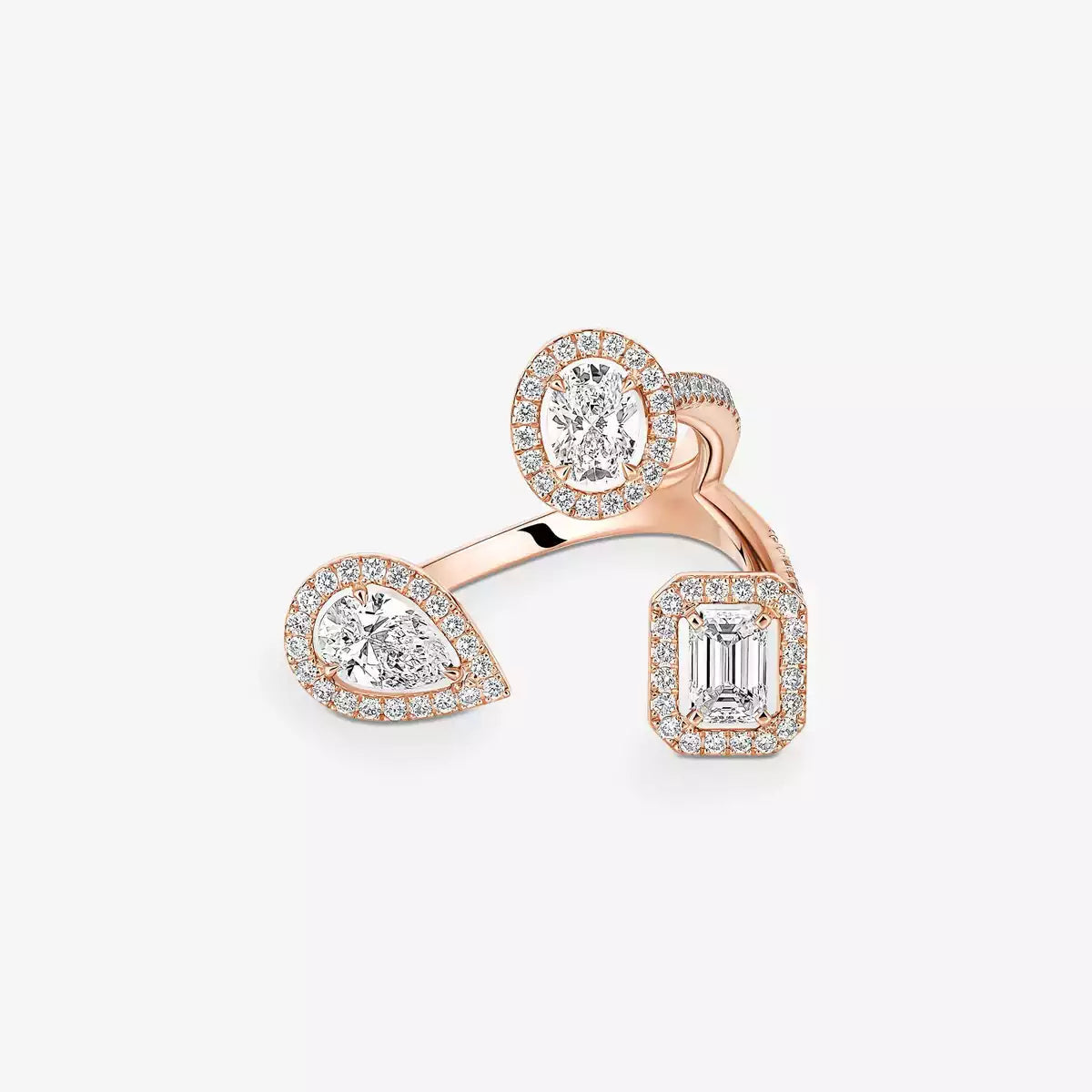 [[LumiVibe] Diamond Ring 0,25ct My Twin Trilogy
