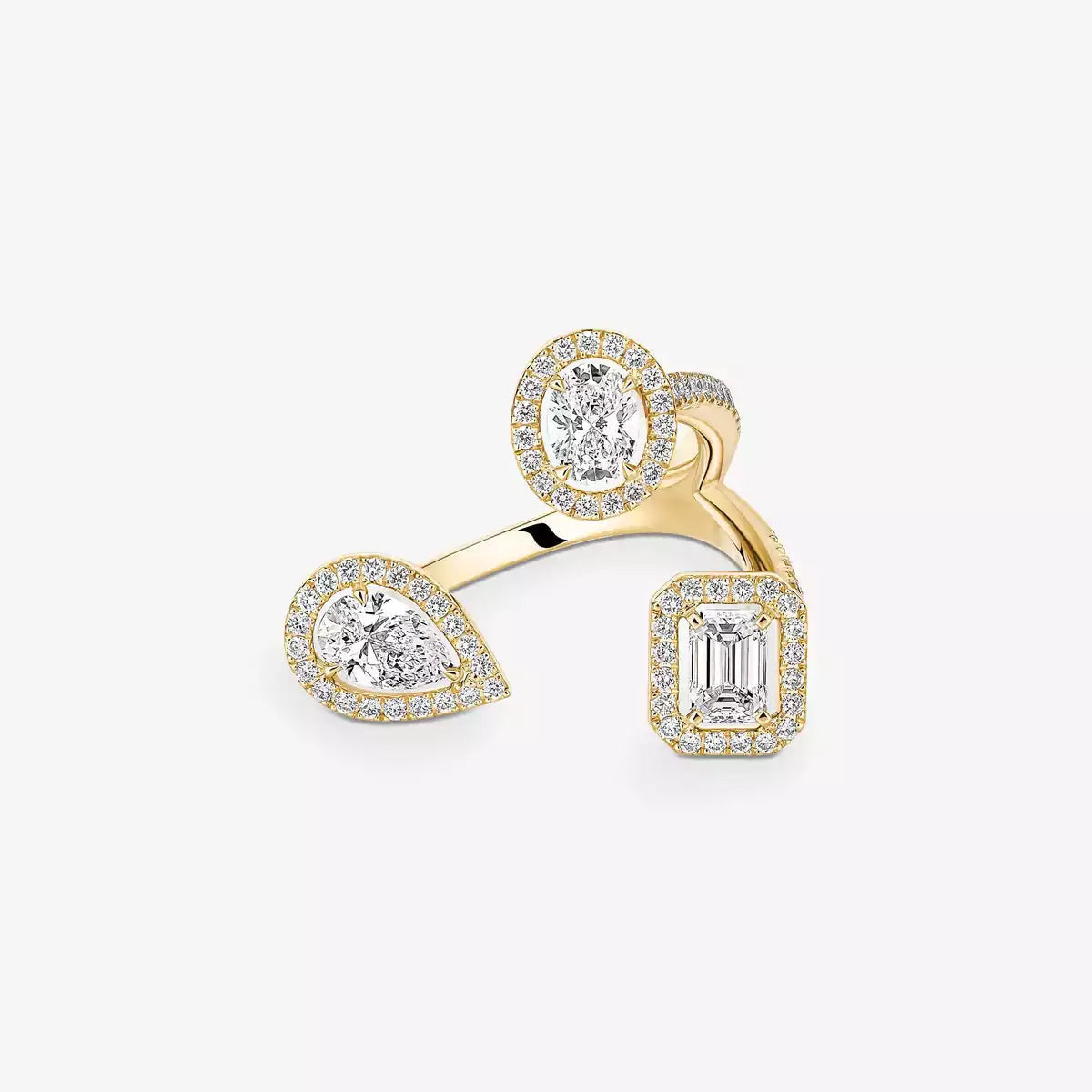 [[LumiVibe] Diamond Ring 0,25ct My Twin Trilogy