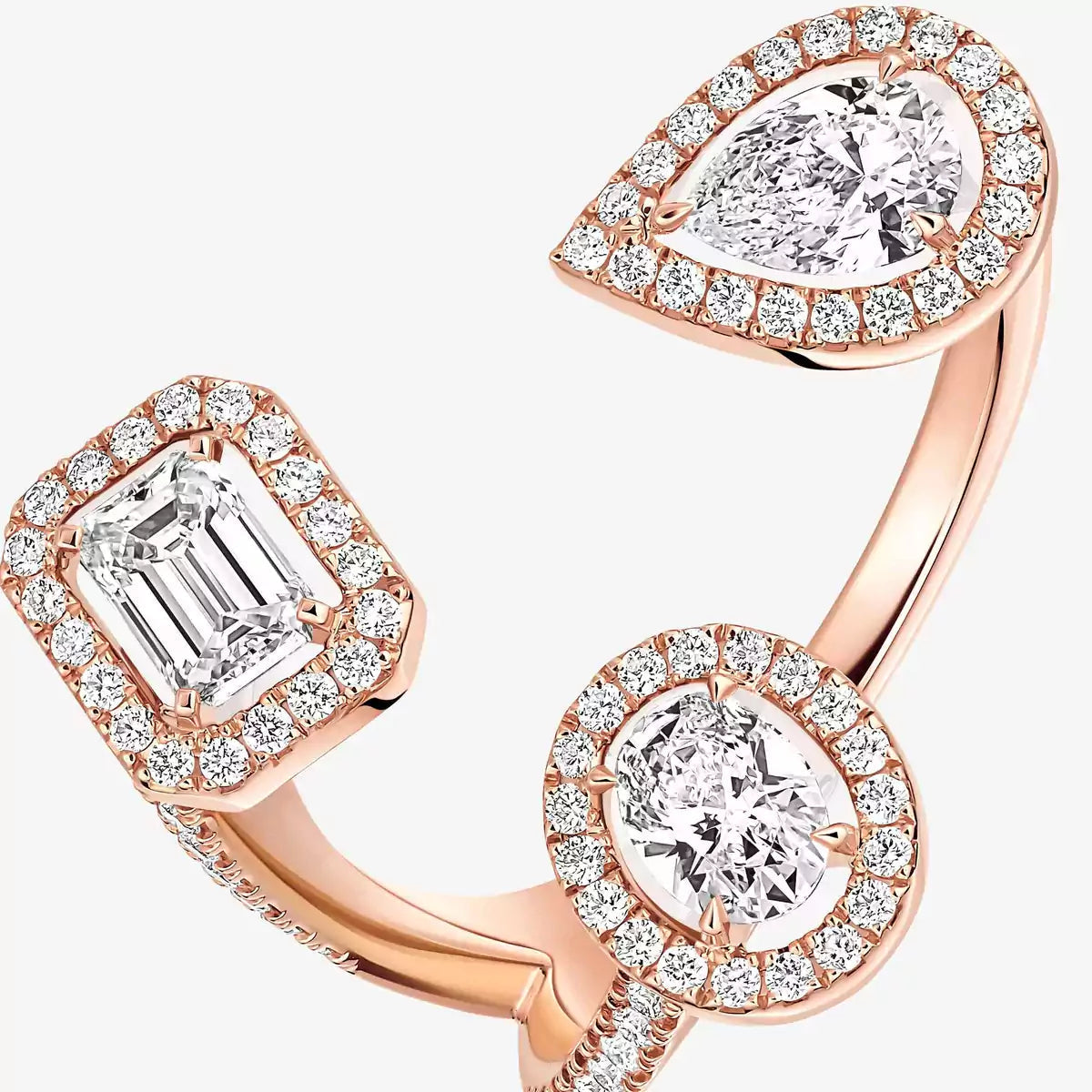 [[LumiVibe] Diamond Ring 0,25ct My Twin Trilogy