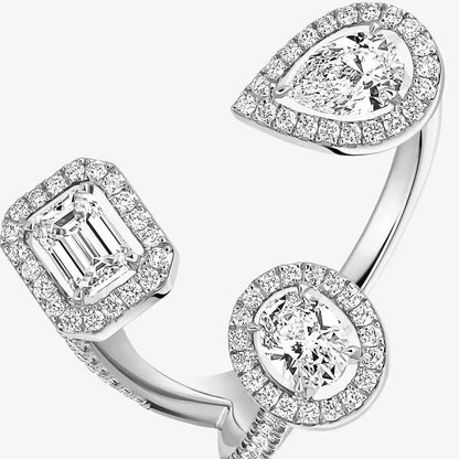 [[LumiVibe] Diamond Ring 0,25ct My Twin Trilogy