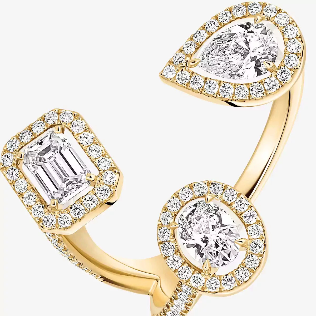 [[LumiVibe] Diamond Ring 0,25ct My Twin Trilogy
