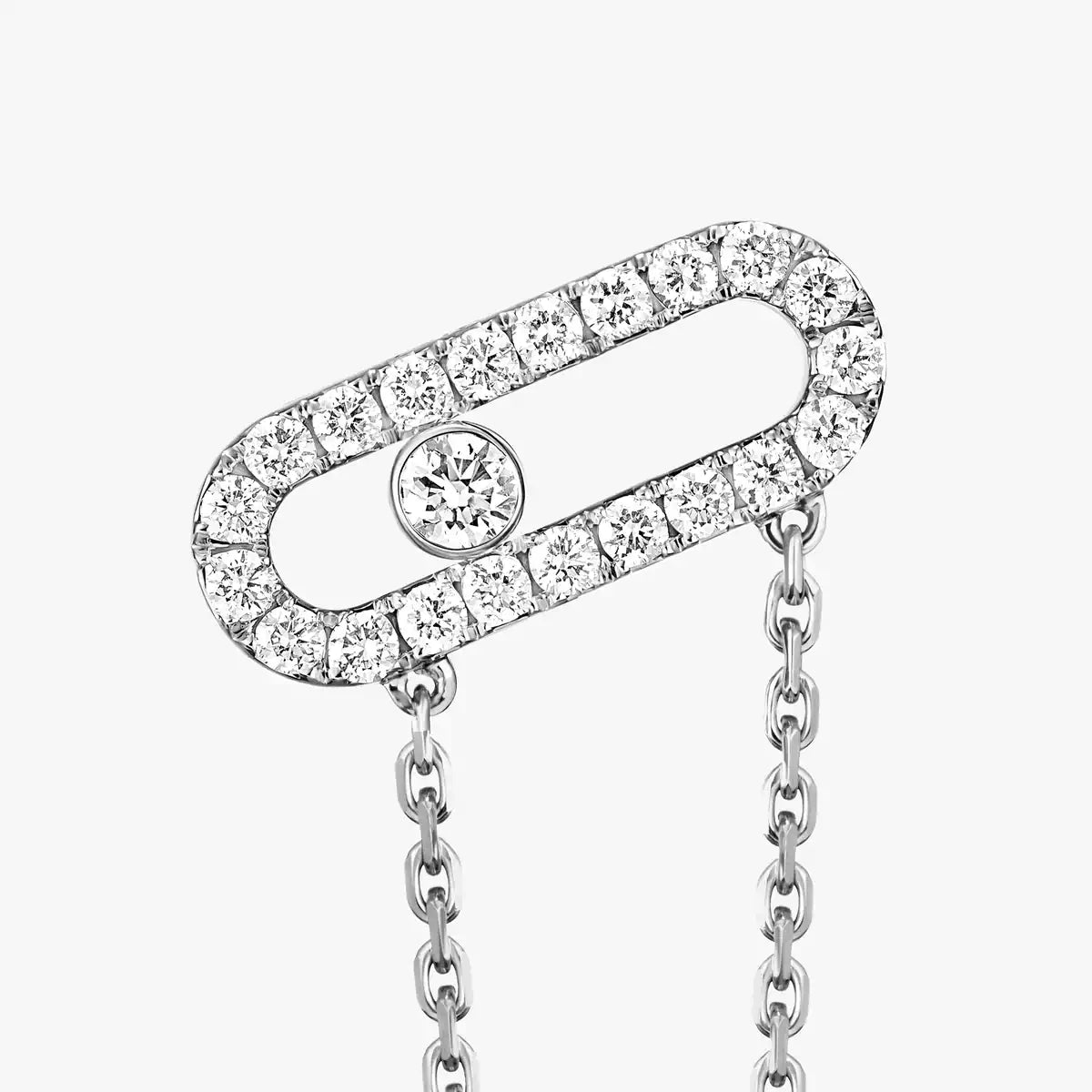 [LumiVibe]Move Uno Diamond Earrings