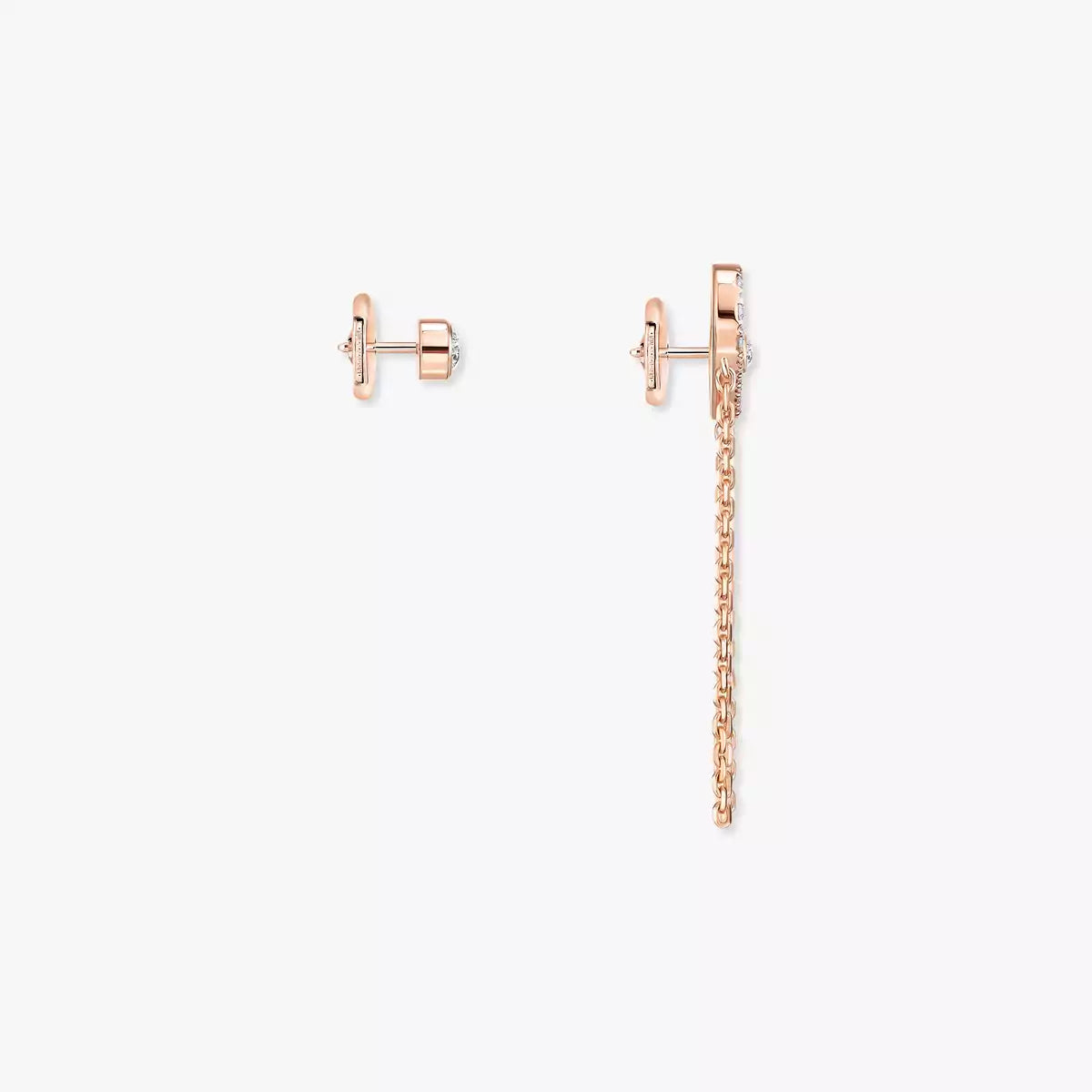 [LumiVibe]Move Uno Diamond Earrings