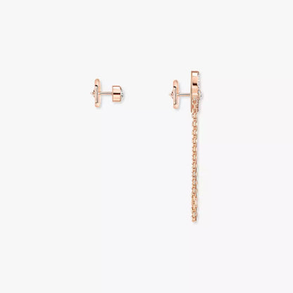 [LumiVibe]Move Uno Diamond Earrings