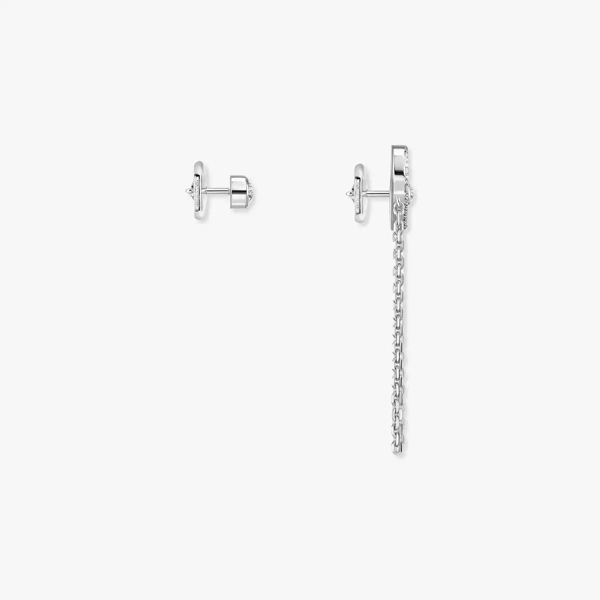 [LumiVibe]Move Uno Diamond Earrings