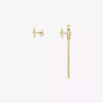[LumiVibe]Move Uno Diamond Earrings