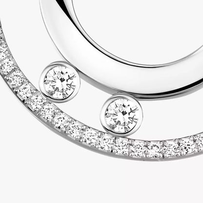 [LumiVibe]Move Romane Small Diamond Hoop Earrings