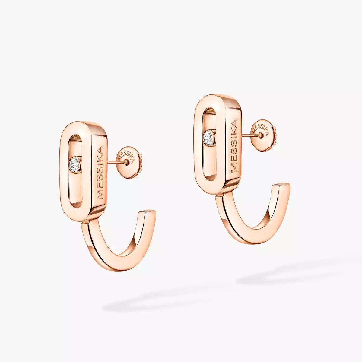 [LumiVibe]Diamond Mini Hoop Earrings Move Classique