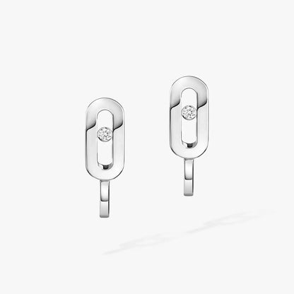 [LumiVibe]Diamond Mini Hoop Earrings Move Classique