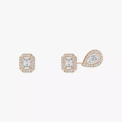 [LumiVibe]Diamond Earrings 0,10ct My Twin 1+2