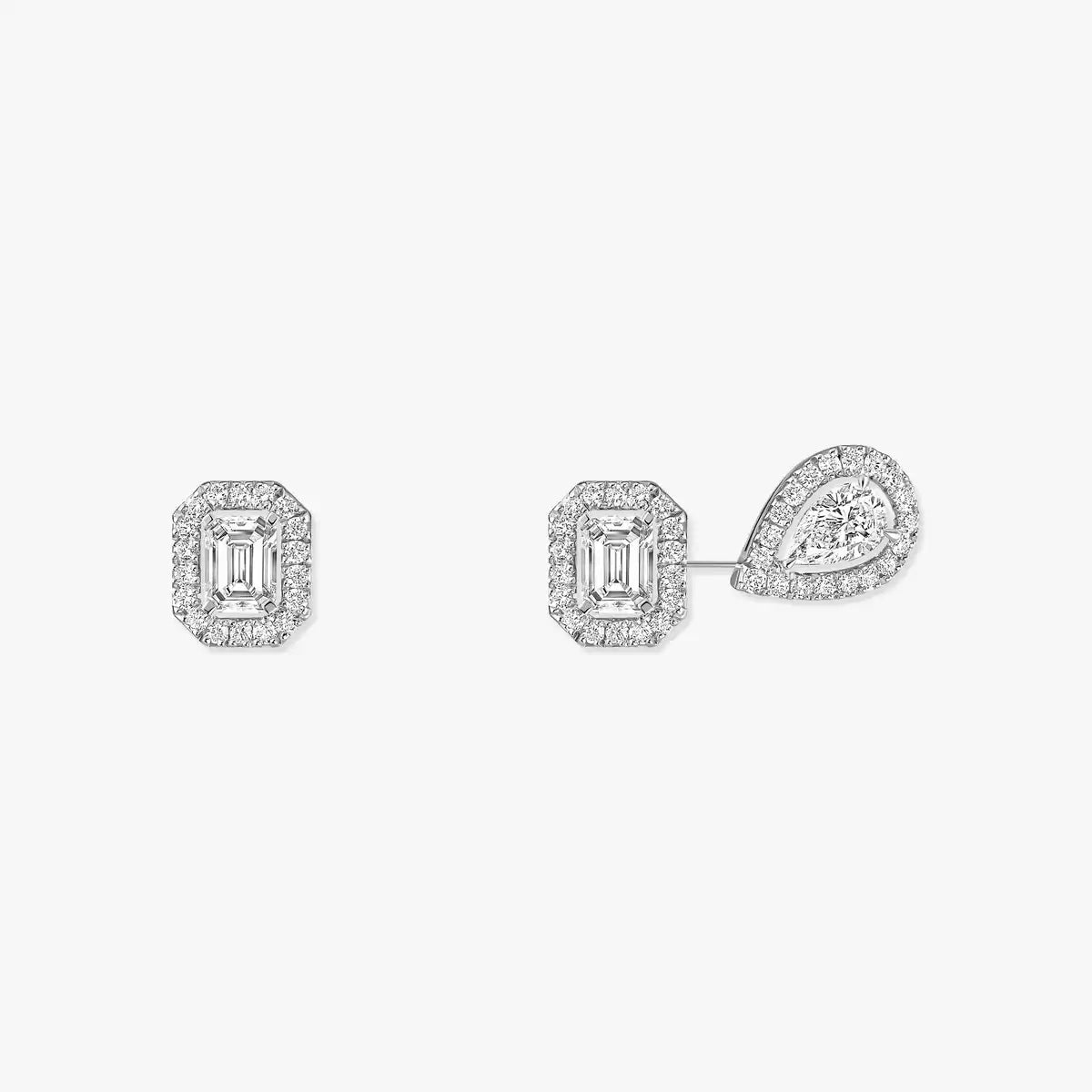 [LumiVibe]Diamond Earrings 0,10ct My Twin 1+2