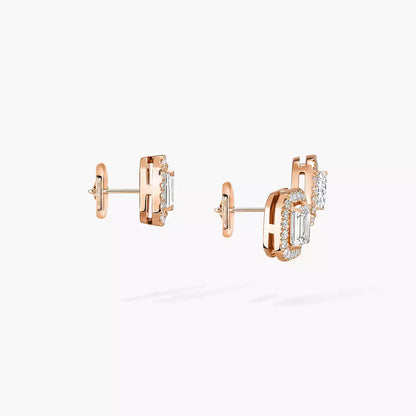 [LumiVibe]Diamond Earrings 0,10ct My Twin 1+2