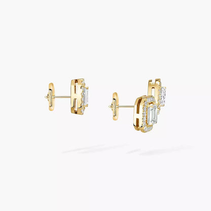 [LumiVibe]Diamond Earrings 0,10ct My Twin 1+2