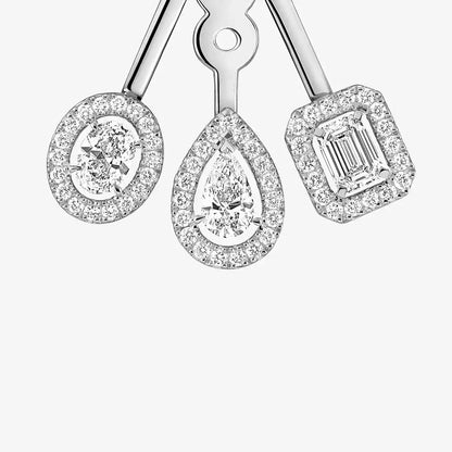 [LumiVibe] My Twin Trio  Diamond Earrings