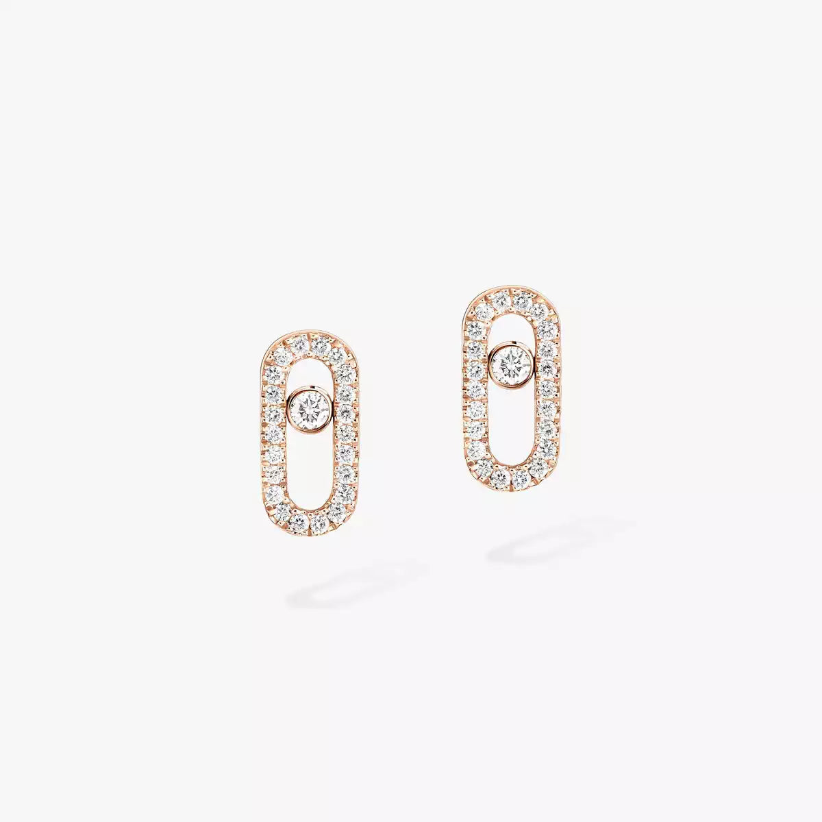 [LumiVibe]Move Uno Diamond Earrings