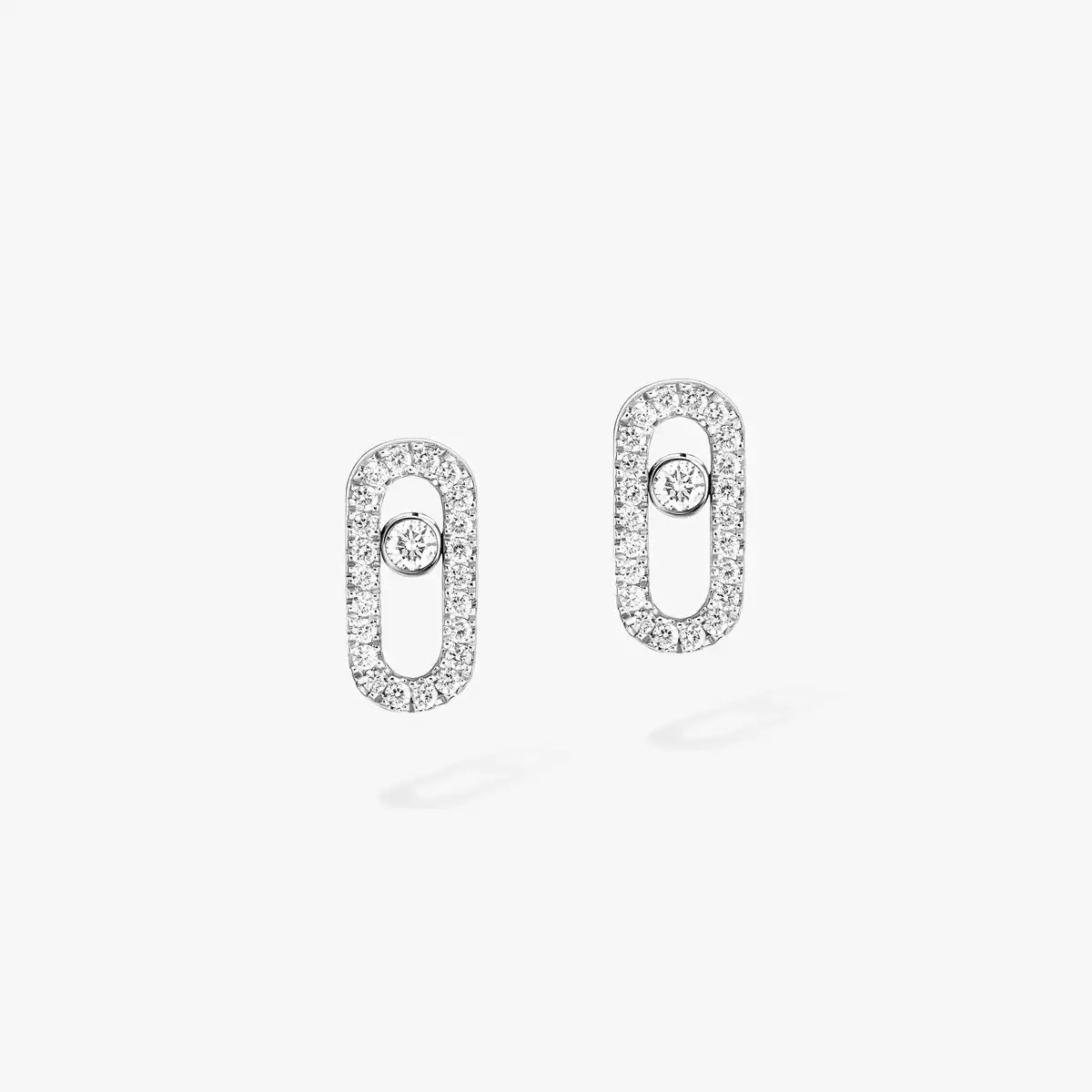 [LumiVibe]Move Uno Diamond Earrings