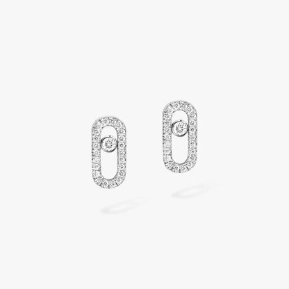 [LumiVibe]Move Uno Diamond Earrings