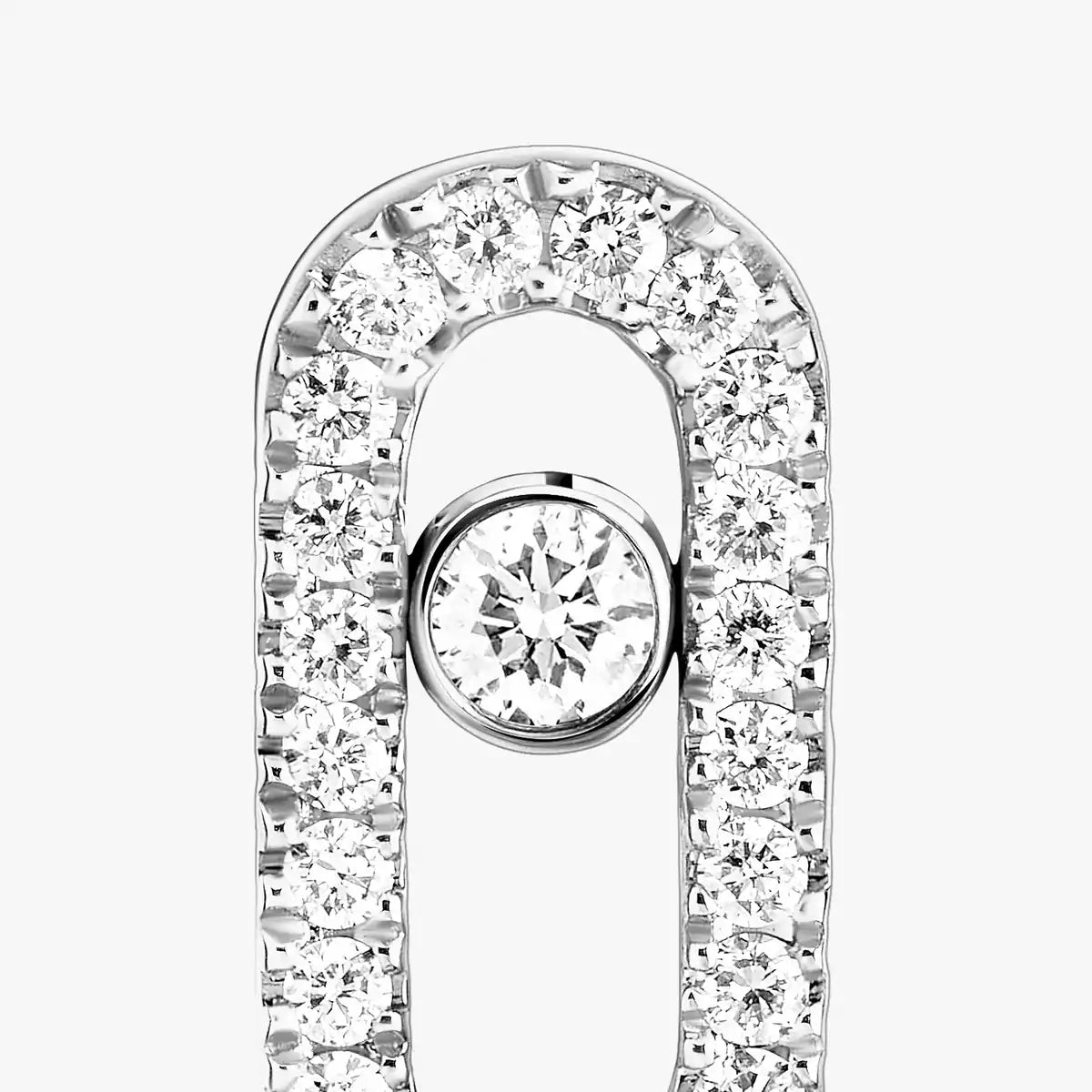 [LumiVibe]Move Uno Diamond Earrings