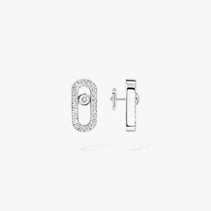 [LumiVibe]Move Uno Diamond Earrings
