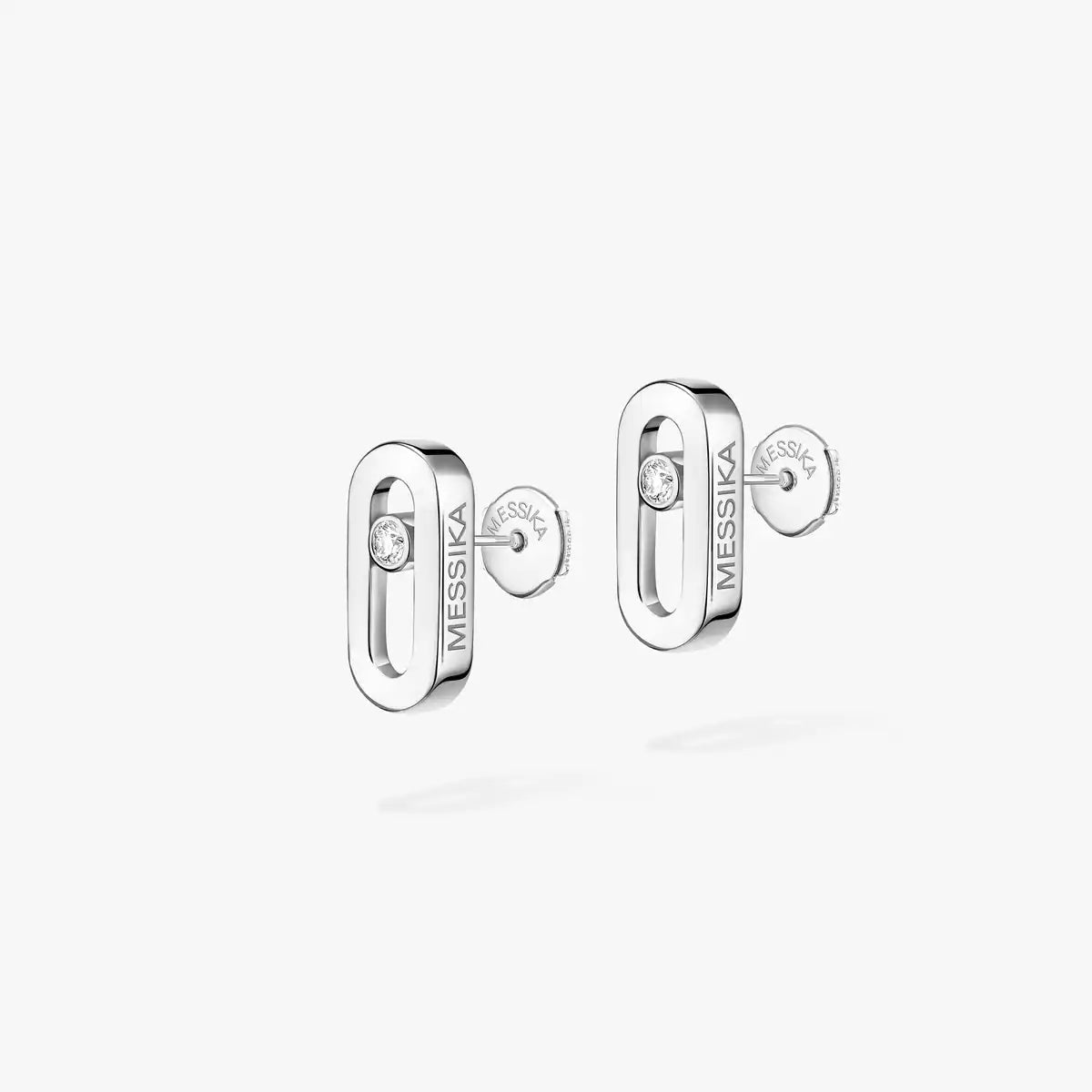 [LumiVibe]Move Uno Diamond Stud Earrings