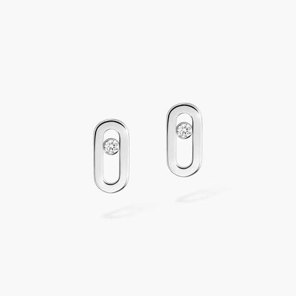 [LumiVibe]Move Uno Diamond Stud Earrings