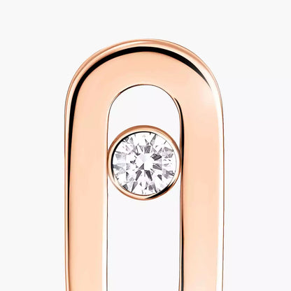 [LumiVibe]Move Uno Diamond Stud Earrings