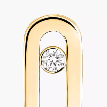 [LumiVibe]Move Uno Diamond Stud Earrings