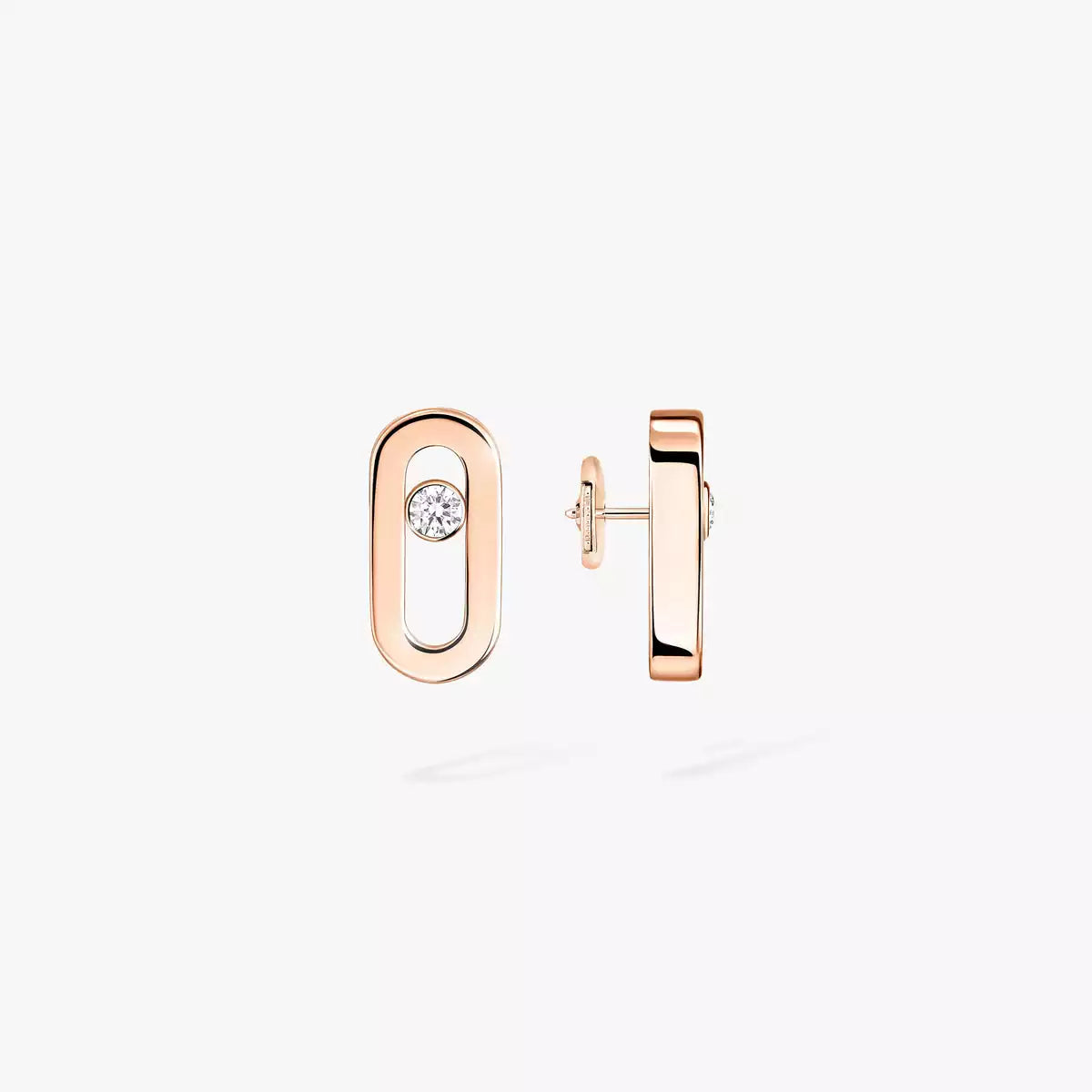 [LumiVibe]Move Uno Diamond Stud Earrings