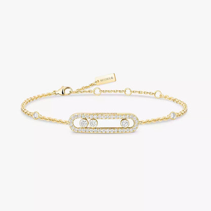 [LumiVibe]Pavé Baby Move Diamond Bracelet