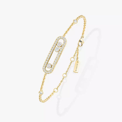[LumiVibe]Pavé Baby Move Diamond Bracelet