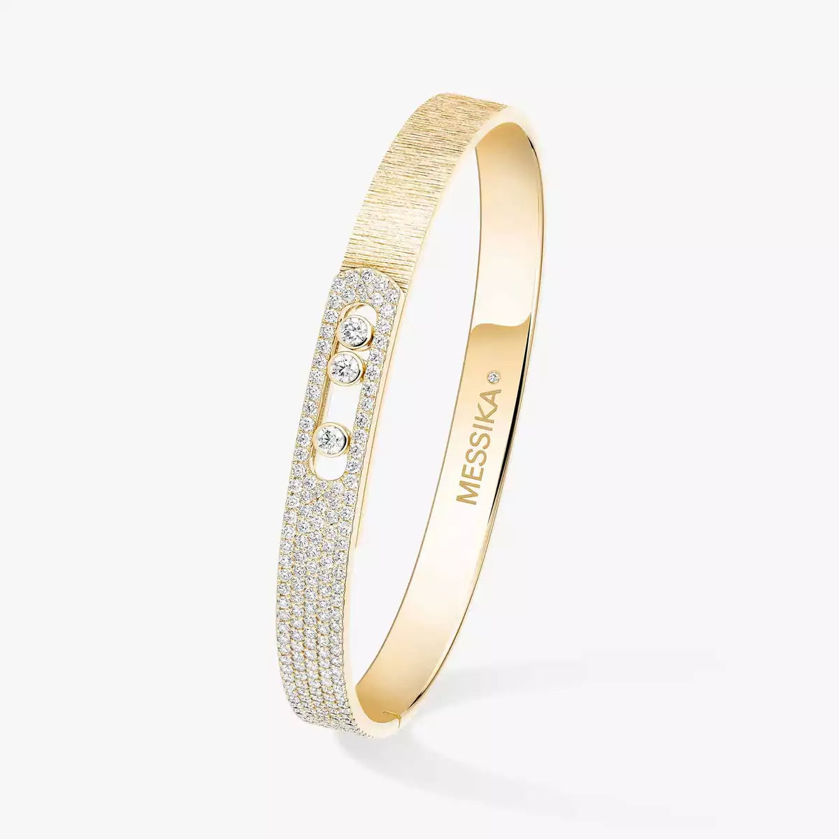 [LumiVibe]Move Noa Ciselé half pavé bangle