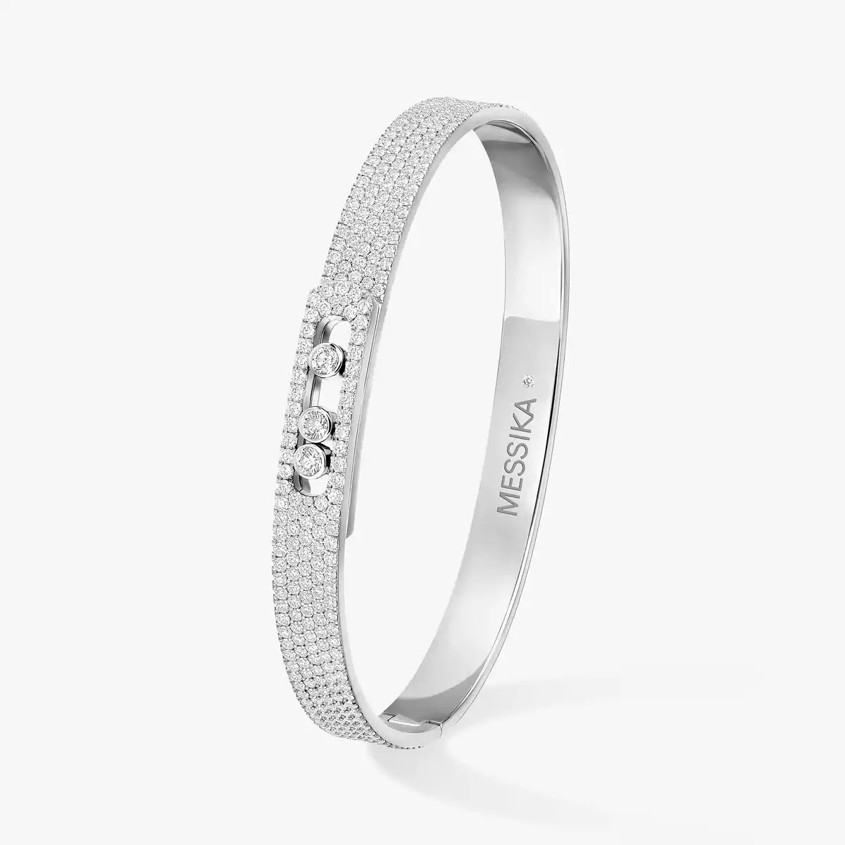 [LumiVibe]Move Noa Full Pavé Diamond Bangle Bracelet