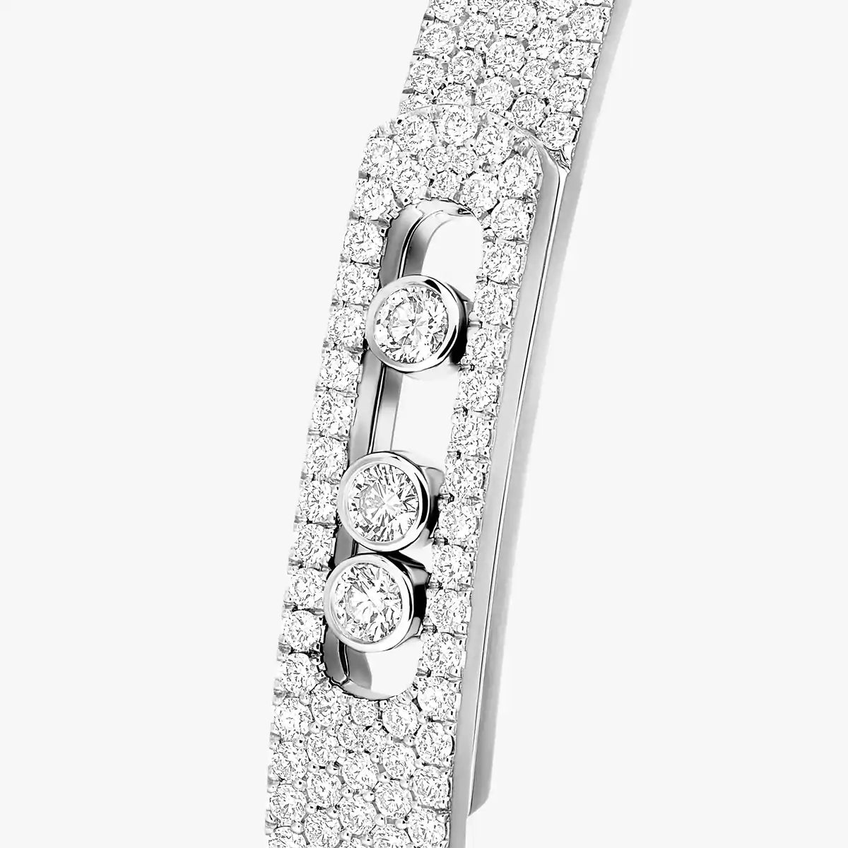 [LumiVibe]Move Noa Full Pavé Diamond Bangle Bracelet