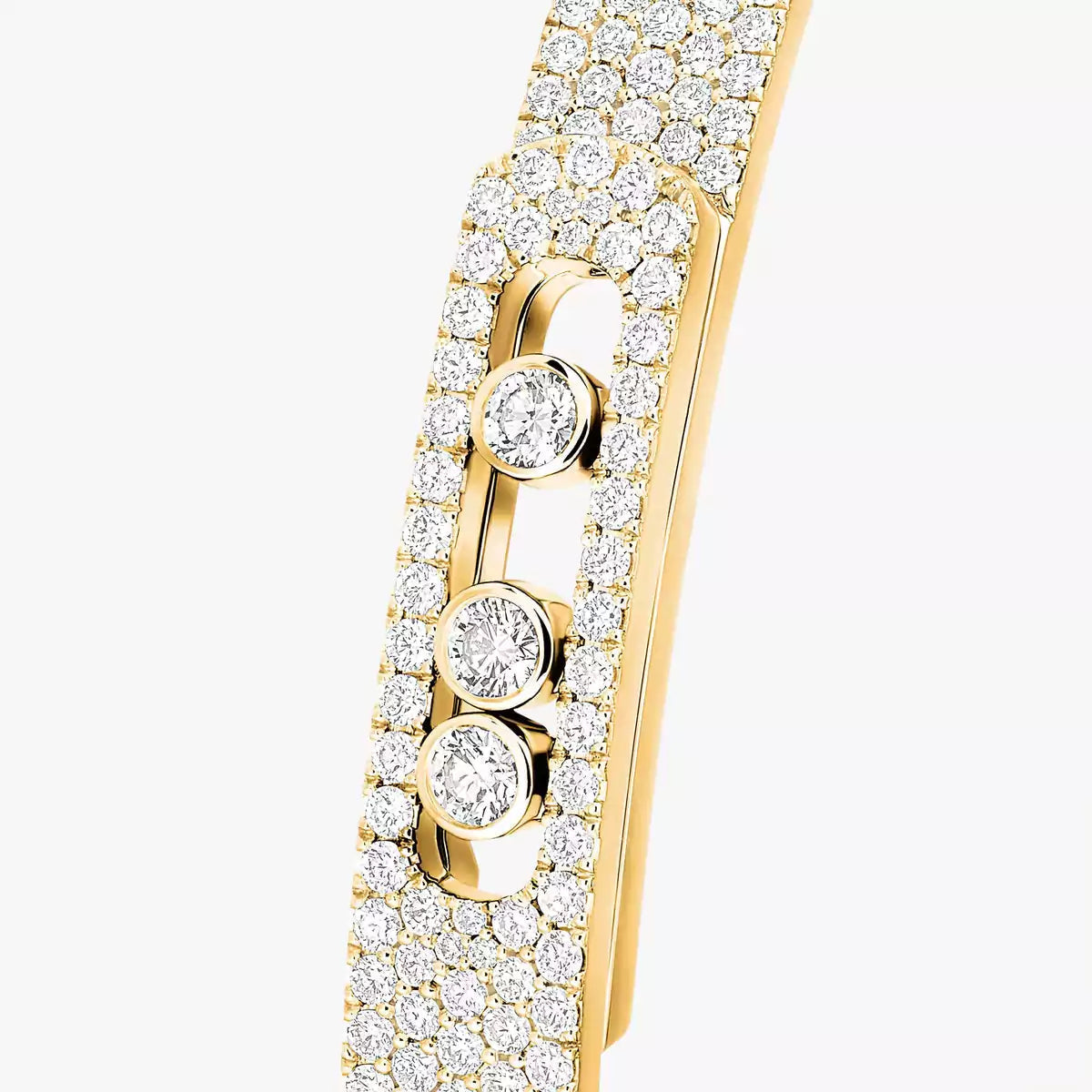 [LumiVibe]Move Noa Full Pavé Diamond Bangle Bracelet