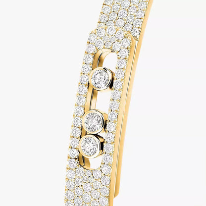 [LumiVibe]Move Noa Full Pavé Diamond Bangle Bracelet