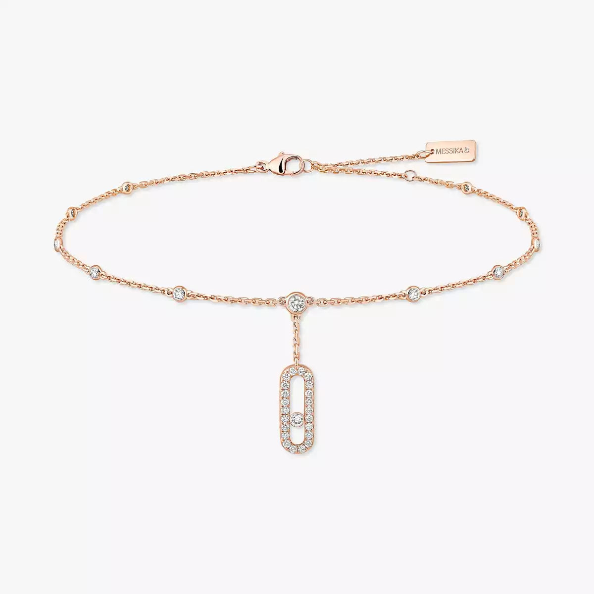 [LumiVibe] Move Uno pavé ankle bracelet