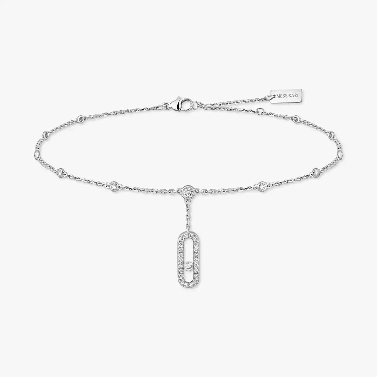 [LumiVibe] Move Uno pavé ankle bracelet