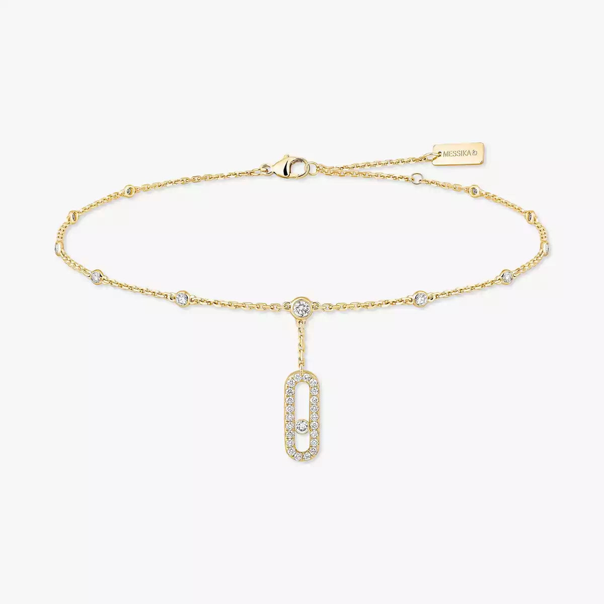 [LumiVibe] Move Uno pavé ankle bracelet