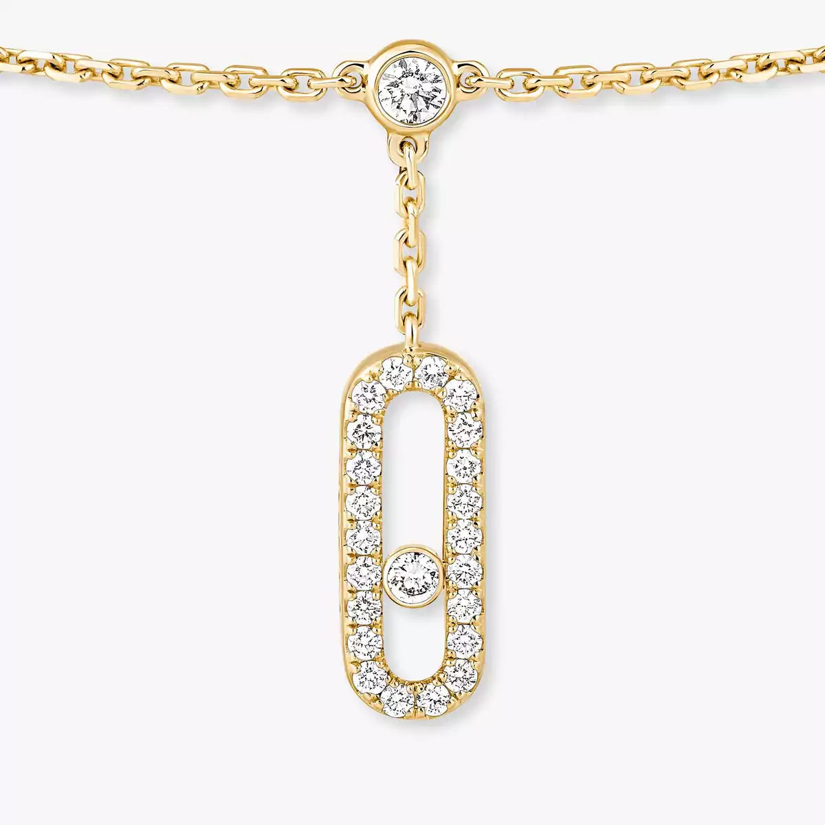 [LumiVibe] Move Uno pavé ankle bracelet