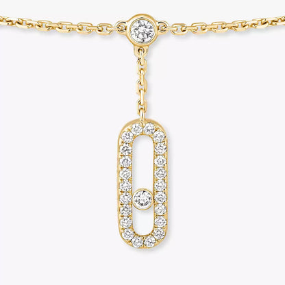 [LumiVibe] Move Uno pavé ankle bracelet