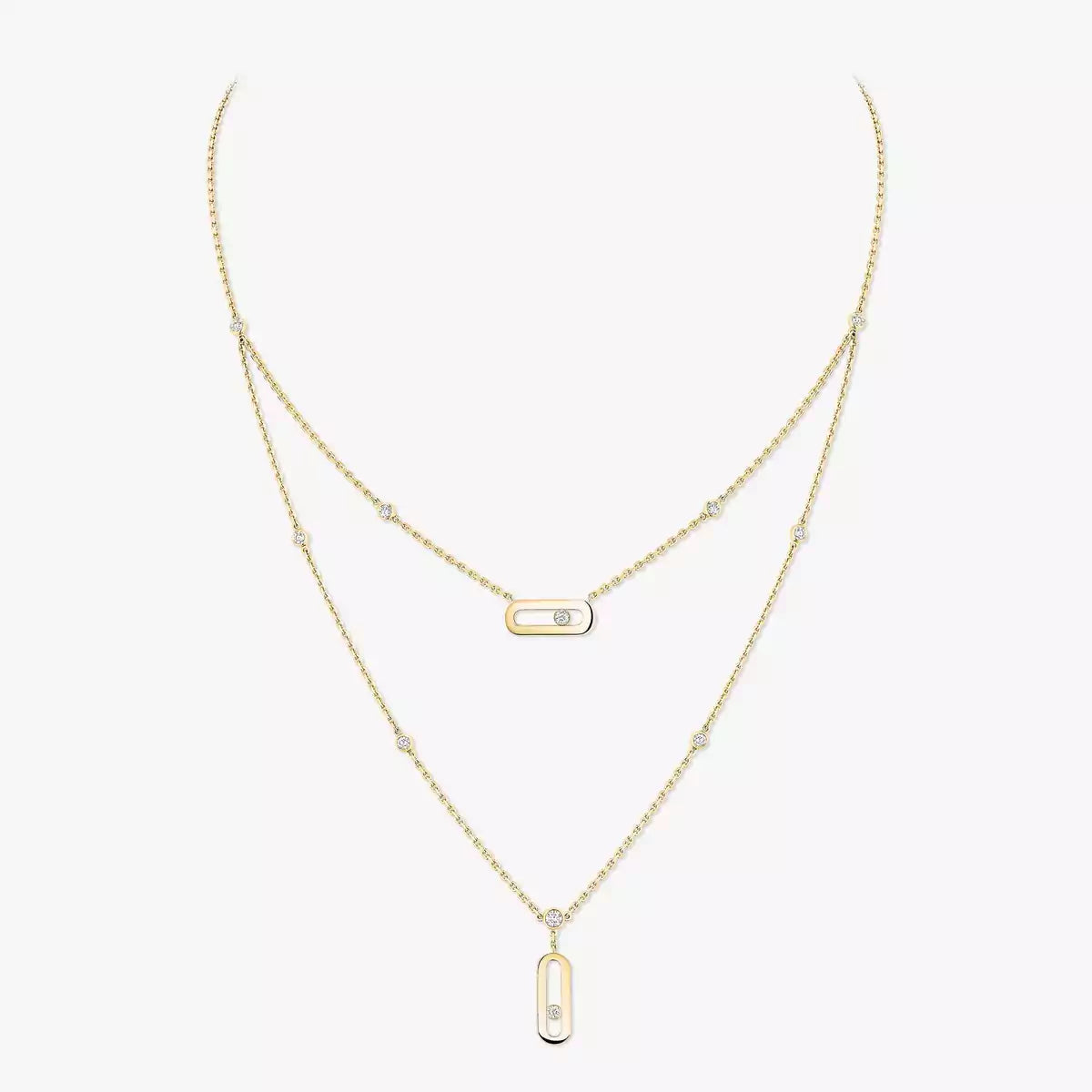 [LumiVibe] Move Uno Diamond Necklace