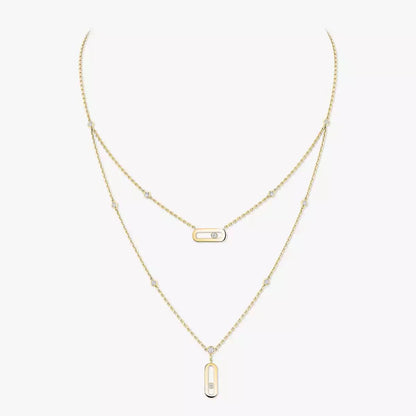 [LumiVibe] Move Uno Diamond Necklace