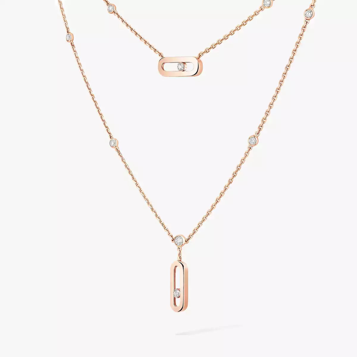 [LumiVibe] Move Uno Diamond Necklace