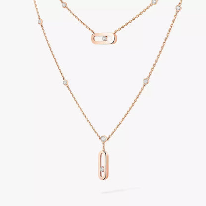 [LumiVibe] Move Uno Diamond Necklace