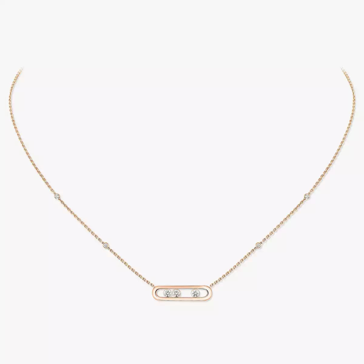 [LumiVibe] Baby Move Gold Diamond Necklace
