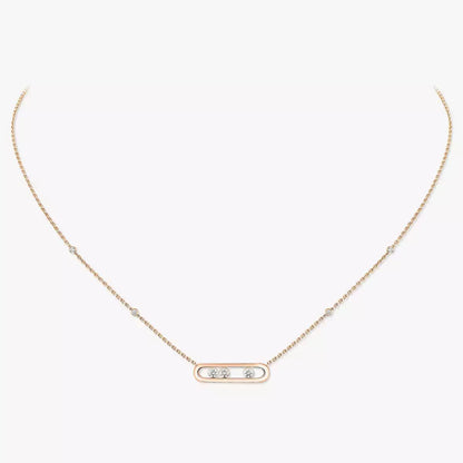 [LumiVibe] Baby Move Gold Diamond Necklace