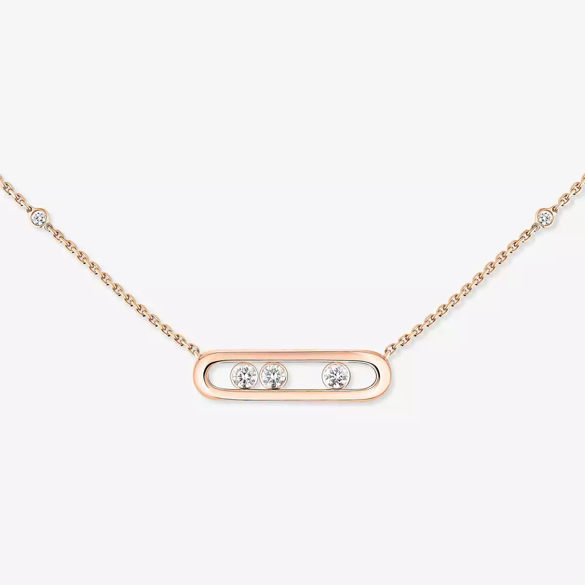 [LumiVibe] Baby Move Gold Diamond Necklace