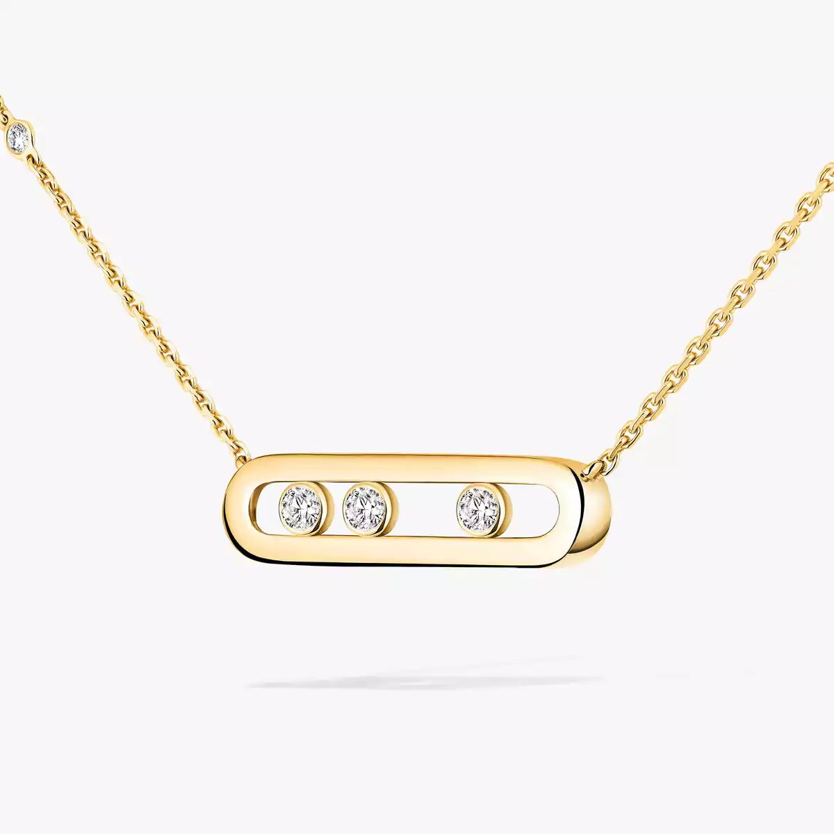 [LumiVibe] Baby Move Gold Diamond Necklace
